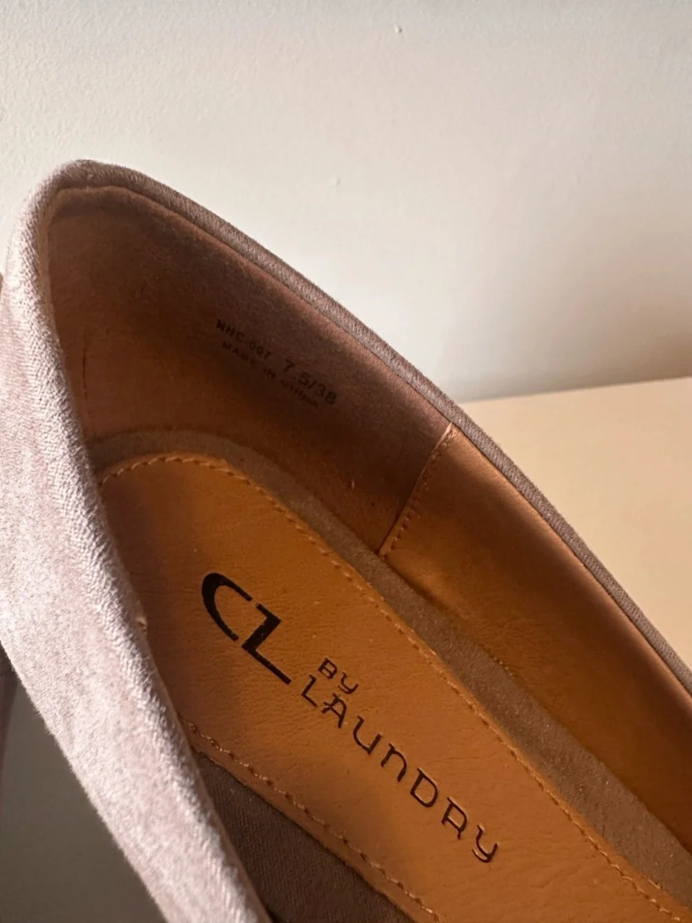 CL by Laundry Taupe Wedge Pumps – Size 7.5